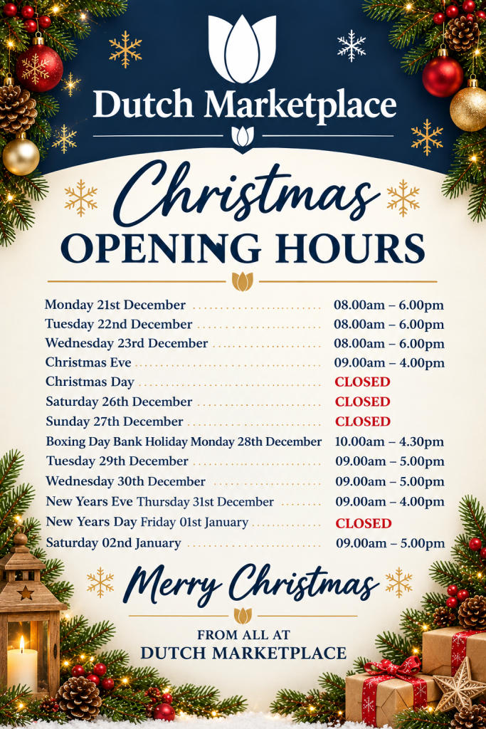 Xmas Opening Hours